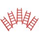 thumbnail image 3 of 5pcs Miniature Wooden Ladders for Dollhouse DIY Crafts, Smooth Safe Surface, Mini House Decoration for Tabletop Landscapes and Fairy Gardens, 3 of 5