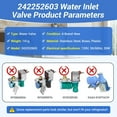 thumbnail image 2 of CSYANXING Refrigerator Water Inlet Valve Easy Install Quality Materials For Fridges Replacing OEM 2705494 AP5671756, 2 of 10