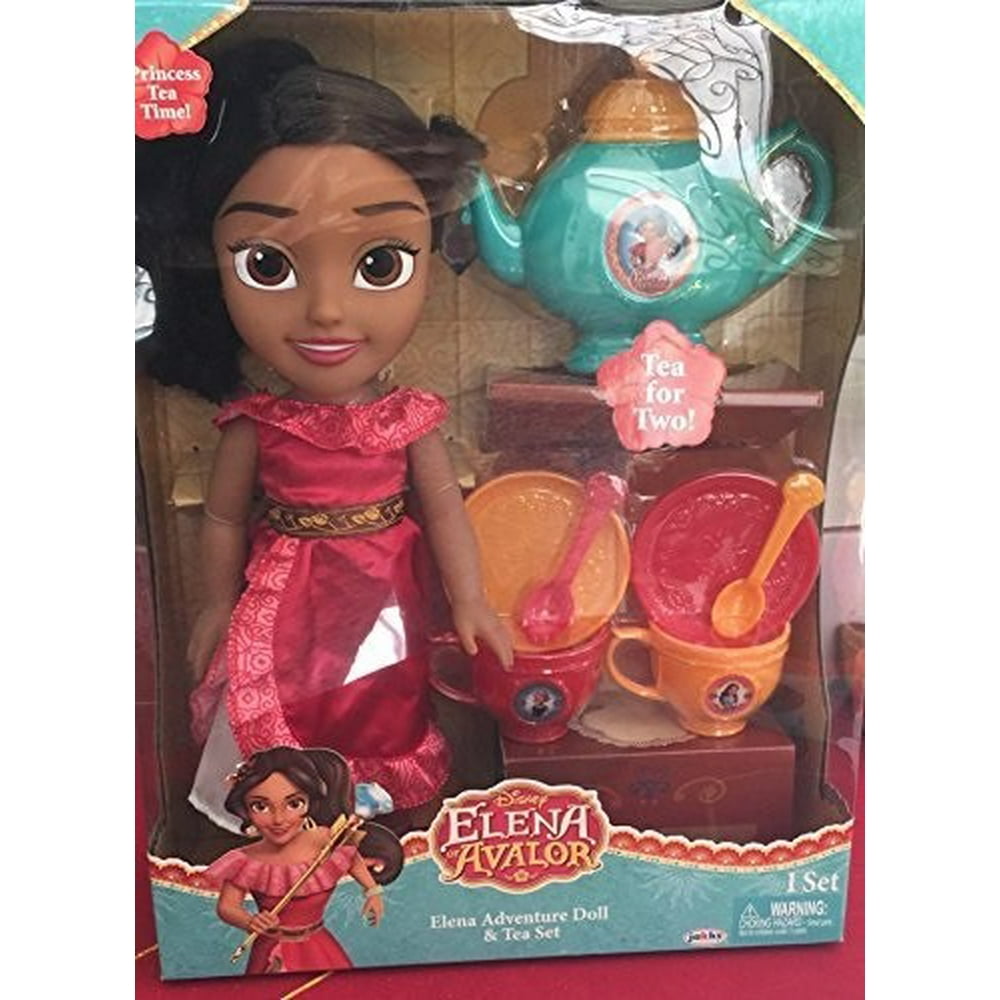 Jakks Pacific Disney Princess Toddler Elena Adventure Doll & Tea Set