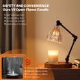 thumbnail image 4 of Smart Candle Warmer Lamp - Adjustable Timer/Dimmer, Adjustable Height, Flame-Free for Home Decor, Gift for Christmas&Women & Home Decor(2*50W Bulbs), 4 of 8
