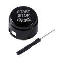 thumbnail image 1 of Maoww Car Start Button Cap Engine Ignition Switch Cover Trim Auto Parts, Replacement for E Series, Black, 1 of 8