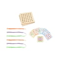 thumbnail image 2 of Juguete de enhebrado de madera, paneles de formas de doble cara, juego de enhebrado de cuerda, regalos para el día de San Valentín para niños y niñas, 2 of 9