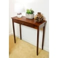 thumbnail image 5 of Acacia Mid-Century Entryway Table with Drawer in Mahogany Matte, 5 of 7
