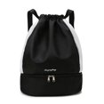 thumbnail image 2 of Mochila con cordón, correa ajustable, Bolso informal para ejercicio físico, deportes, yoga, 2 of 9