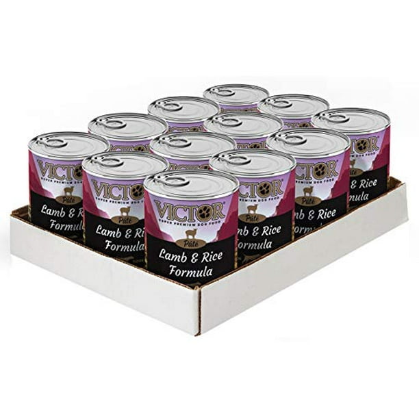 victor lamb & riceformula ?pate? dog food canned, 12/13.2 oz. cans