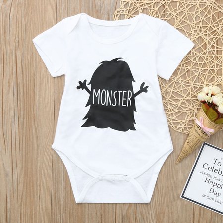 

Toddler Baby Short Sleeve Letter Print Romper Tops Matching Family Clothes