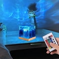 thumbnail image 4 of shiyou-Northern Lights Cube Light, 16 Colors Gradual Rotating Ocean Wave Ceiling Projector with Remote, 4 Lighting Modes, Plating Night Light for Bedroom Kids Room Office Bar Restaurant, 4 of 4