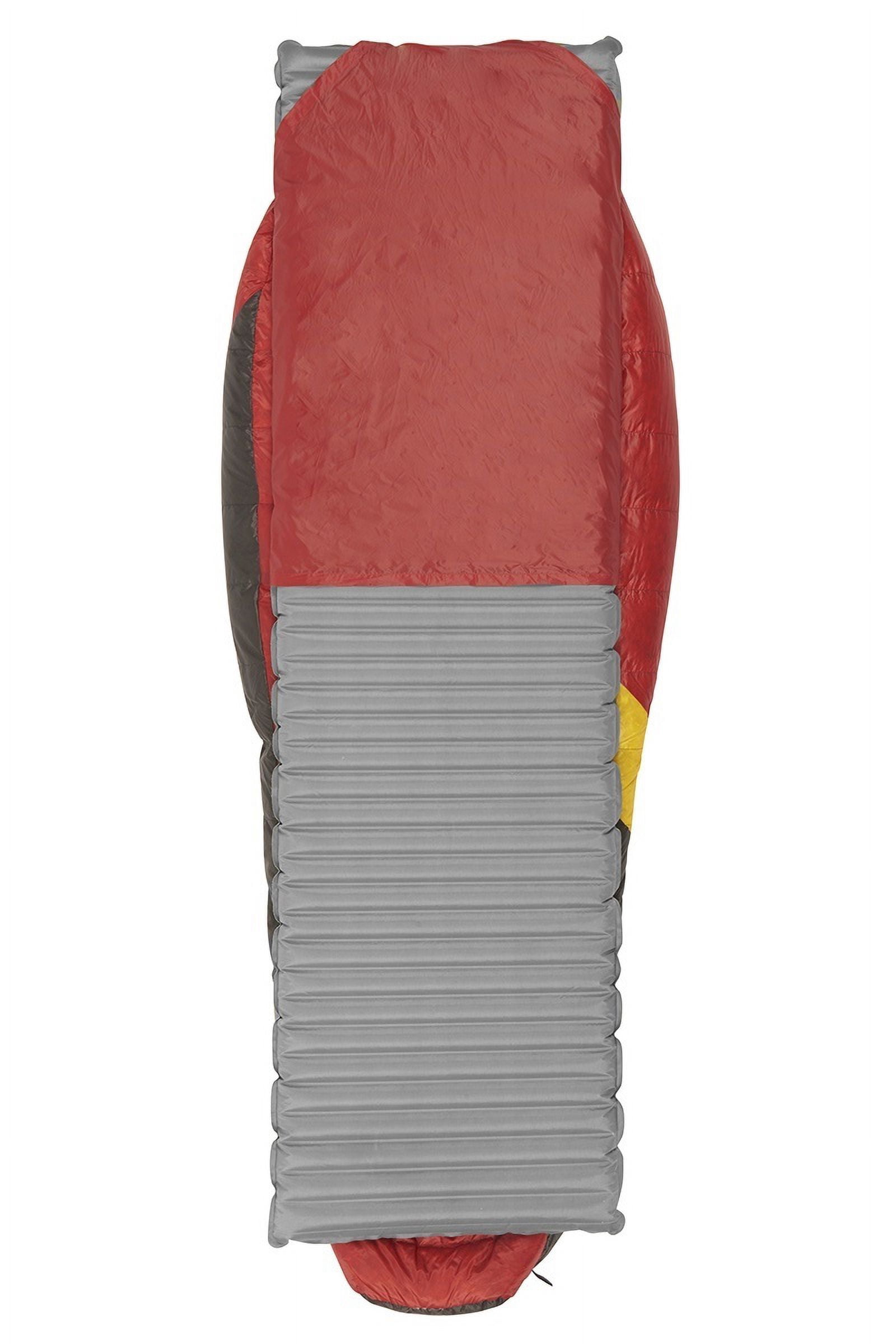 Sierra Designs Cloud 800 Dridown 20 Degree Sleeping Bag - Men's, Red/Yellow/Peat, Long