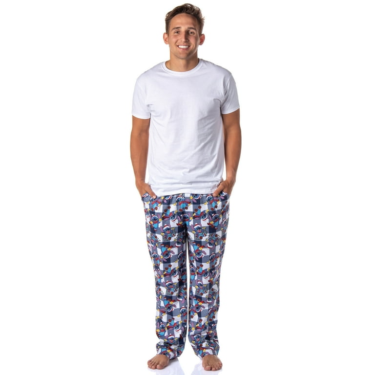  Disney - Pantalones de pijama de Navidad para hombre, diseño de  Santa Lilo y Stitch, Azul : Ropa, Zapatos y Joyería