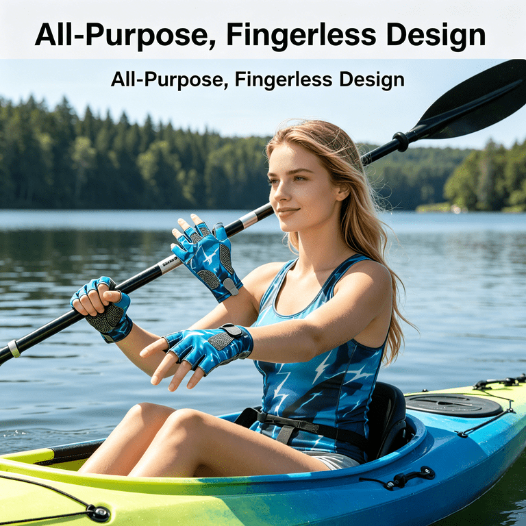 TELOLY Fishing Gloves-Men&Women'S Uv Protection Sailing,Kayak,Paddling ...