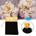 thumbnail image 4 of 9 X 12cm Velvet Bag Soft Drawstring Pouch For Ey Velvet Bag, Velvet Drawstring Pouch, Soft Drawstring Pouch Girls For  Women, 4 of 8