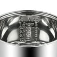 thumbnail image 5 of 304 Stainless Steel Rice Cooker Inner Pots Dishwasher Safe Inside Bowl With Even Heating Base Replacement Accessory, 5 of 8