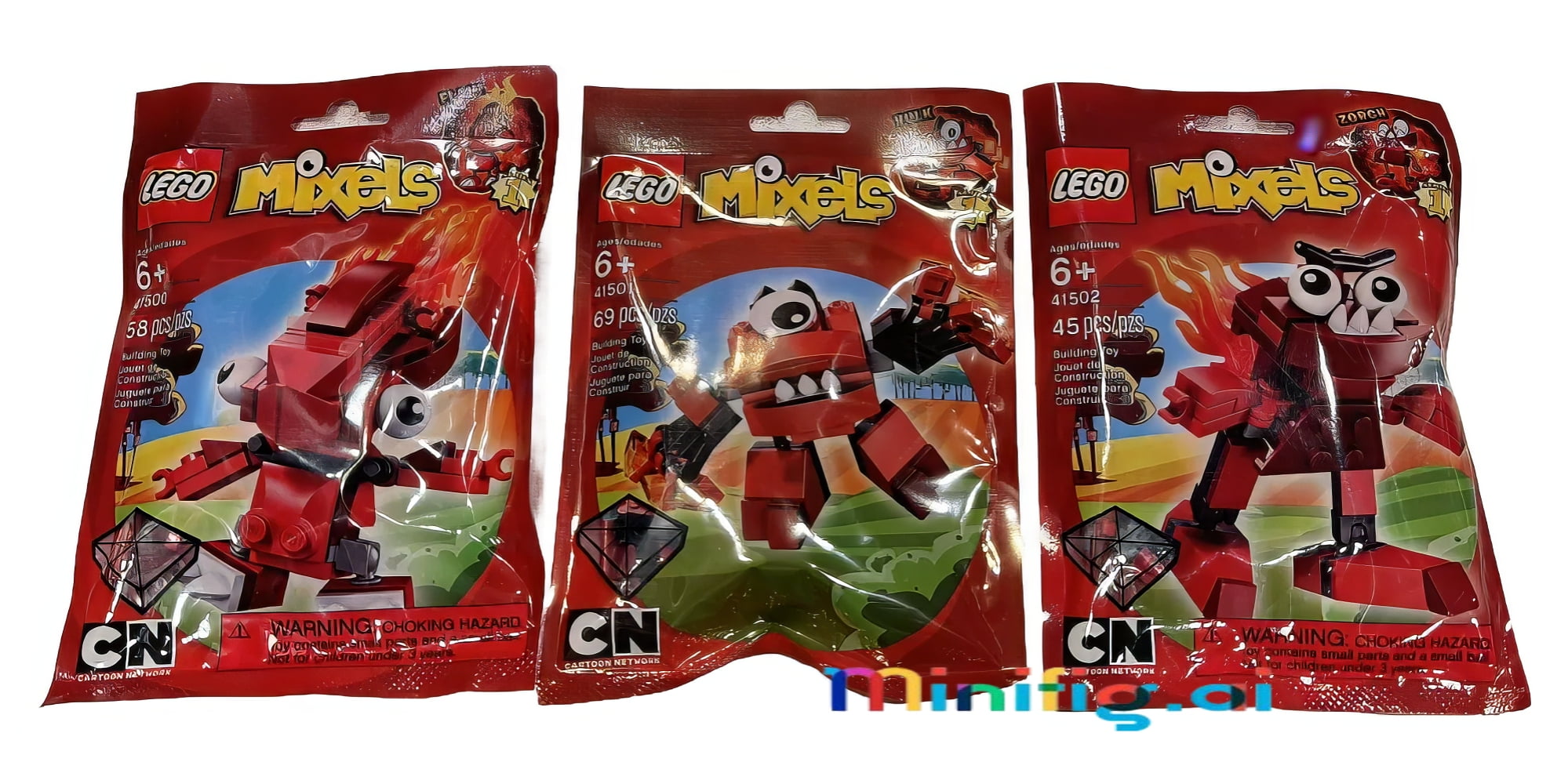 LEGO Mixels Series 1 Complete Set of All Figures 9 Piece