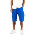 thumbnail image 5 of XDZJLR Big And Tall Mens Shorts Cargo Casual Shorts With Pockets And Drawstring Solid Color Versatile Hiking Shorts Blue 3Xl, 5 of 7