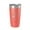 Coral, variant on Lone Star Lake Map Tumbler Travel Mug Insulated Laser Engraved Coffee Cup Kansas 20 oz Maroon