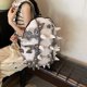 thumbnail image 5 of Mochila con estampado de serpiente y erizo creativa y moderna para mujer con diseño 3D personalizado para bolso de mujer moderno, 5 of 5