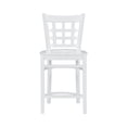 thumbnail image 6 of Linon Neville 24" Counter Stools, Set of 2, Classic White, 6 of 10