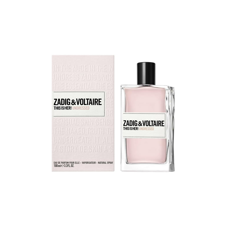 【ほぼ未使用】ザディグエヴォルテール THIS IS HER 限定版 100ml Zadig & Voltaire Men's Perfume - This Is Her! Undressed EDP Spray