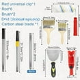 thumbnail image 3 of JIhuahe Multi-Angle Paint Brush and Roller Extender Kit, 5.5ft Extension Pole with Universal Swivel Clip, Handheld Painting Tool for High Ceilings and Hard-to-Reach Areas,Red, 3 of 6