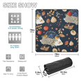 thumbnail image 3 of Hedgehogs Fruit Leaves Beach Blanket Outdoor Picnic Blanket 78"x 78" Waterproof Foldable for Beach Camping Travel Hiking Grass Lawn Park, 3 of 5