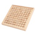 thumbnail image 1 of Juguete educativo 1-100 tablero de madera para Sudoku y operaciones matemáticas, 1 of 5