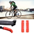 thumbnail image 2 of 1 Pair Mountain Bike Handle Bar Grip Wrap Bicycle Brake Lever Non-slip Silicone Cover Protector, 2 of 8