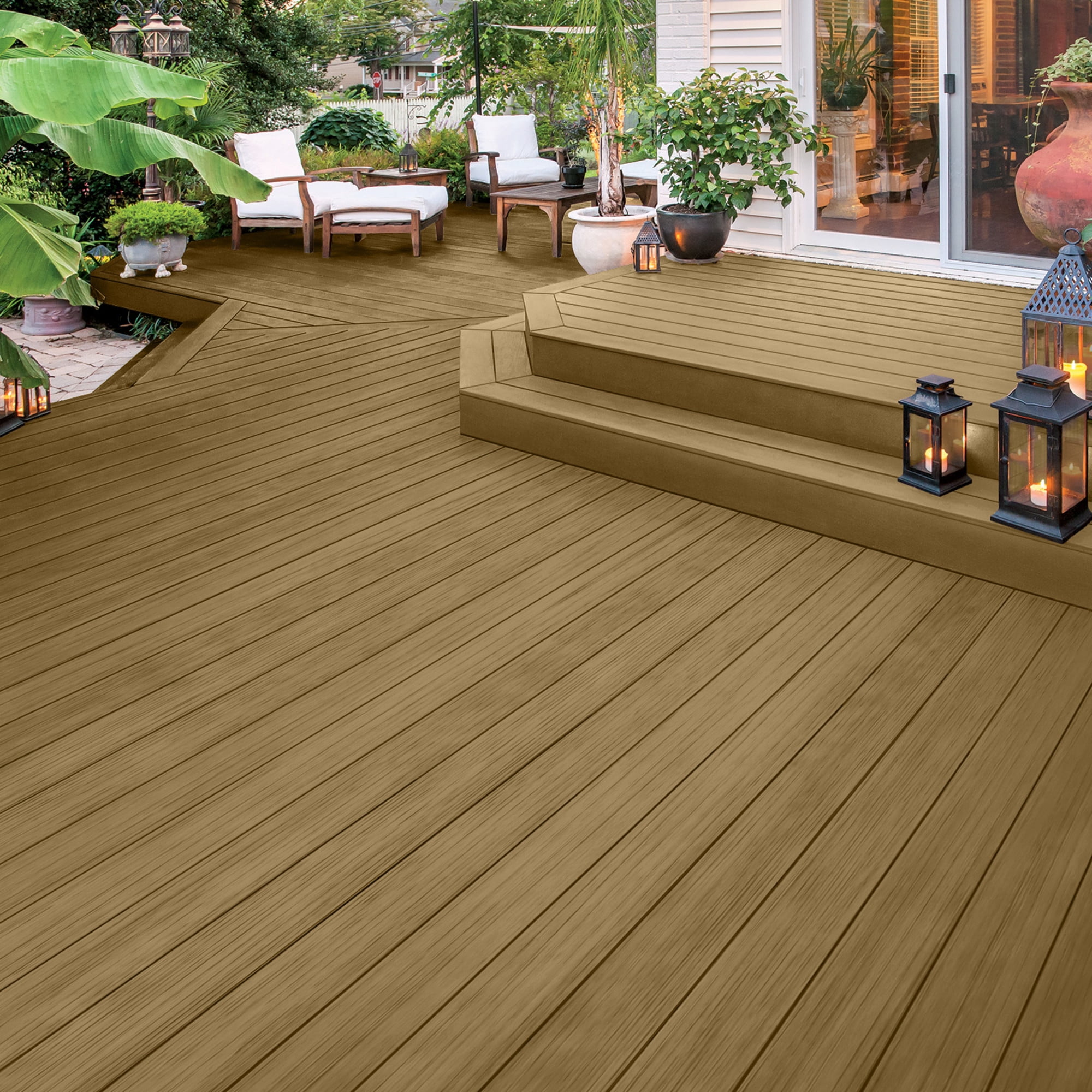 Olympic Maximum 1 Gallon SC-1009 Beige Gray Solid Color Exterior Stain and Sealer in One
