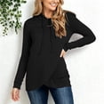 thumbnail image 5 of WAGUTH Women's Maternity Nursing Hoodies Long Sleeve Side Split Breastfeeding Sweatshirt Soft Casual Tunic Tops for Pregnancy Daily Wear,Black,XXL, 5 of 7