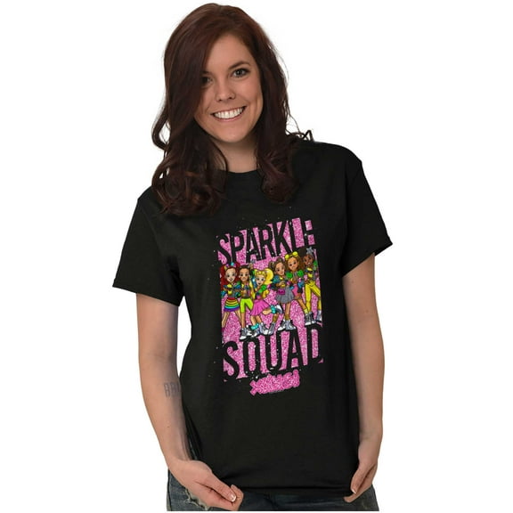 XOMG POP Sparkle Squad Group Cartoon Women Plus Size Graphic Tee Tees Brisco Brands 2X