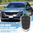 thumbnail image 2 of Unique Bargains Car Keyless Entry Remote Control Key Fob Proximity for Smart Fob HYQ2EB for Cadillac XT5 XT4 15-19 433MHz, 2 of 6