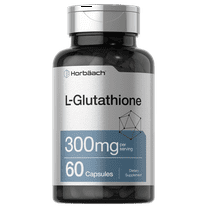 L Glutathione | 300mg | 60 Capsules | Non-GMO and Gluten Free | by Horbaach