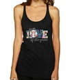 thumbnail image 1 of For the Love of the Game Sports Tri-Blend Racerback Tank Top, Vintage Black, Small, 1 of 5
