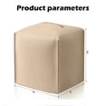 thumbnail image 2 of Refined Tissue Box Cover, 12.7cm X 12.7cm, Modern PU Leather Square Tissue Box Holder for Creative Decoration, Perfect for Bathroom/Office/Car/Nightstand/Dining Table (Beige), 2 of 7