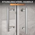 thumbnail image 6 of Sunny Shower 34" x 34" x 72" Corner Entry Shower Enclosure with Sliding Doors, Bright Silver Finish, 6 of 10