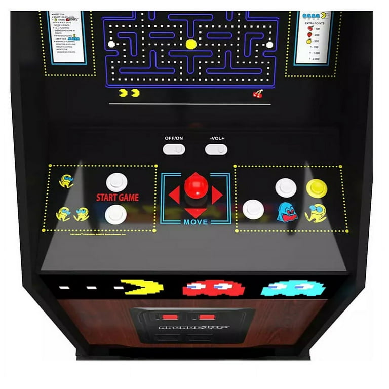 Arcade1Up PAC-A-10286 Super Pac-Man with Riser Arcade - Walmart.com