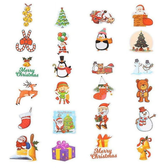 60pcs Christmas Stickers