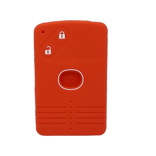 Speravity Funda de silicona para llave de coche, funda para llaves a prueba de arañazos, Protector antideslizante, modificación de automóvil Automoción decorativa y accesorios Rojo