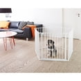 thumbnail image 5 of Scandinavian Pet Design Pet Flex System XXL Wall Mounted Dog Gate, White, 5 of 12