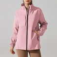 thumbnail image 4 of Veste de Pluie pour Femmes, Veste Douce de Printemps pour Hommes Coupe-Vent Extérieur Décontracté Randonnée Escalade, 4 of 6