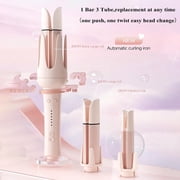 5 in 1 Interchangeable Curling Iron Set, 5 Styling Tools, 28mm,32mm,40mm Roll, Hair Straightener Brush,Volumizing Comb,and Curling Iron,3 Temp & Timer & Negative Ions