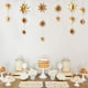 thumbnail image 5 of Wosthever 1 Juego de decoraciones de estrellas para el hogar, colgante de estrellas exquisitas interesantes, suministros para fiestas, Kits de decoración para fiestas Color champagne, 5 of 6