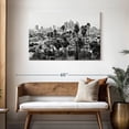 thumbnail image 3 of Elephant Stock Black California Los Angeles Skyline Iii Wall Art - Horizontal Canvas Wall Art - Living Room Wall Decor - City Canvas - Black And Gray Decor By Philippe Hugonnard - 45" x 30", 3 of 8