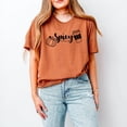 thumbnail image 4 of S.W.Smiley Spicy Pumpkin Spice - Women's Short Sleeve Graphic T-Shirt, 4 of 12