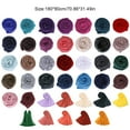 thumbnail image 3 of Turban Foulard Couleur Unie Douceur Cravate Couvre-Chef Châle Extensible Charmant Accessoire pour Femmes Cadeau Doux Châle Longs Foulards Cheveux Rouges, 3 of 6