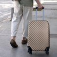 thumbnail image 3 of Brown Bigfoot Pattern Luggage Cover Fashion Suitcase Cover Baggage Covers Fit 25-28 Inch Luggage (Go Travel), 3 of 5