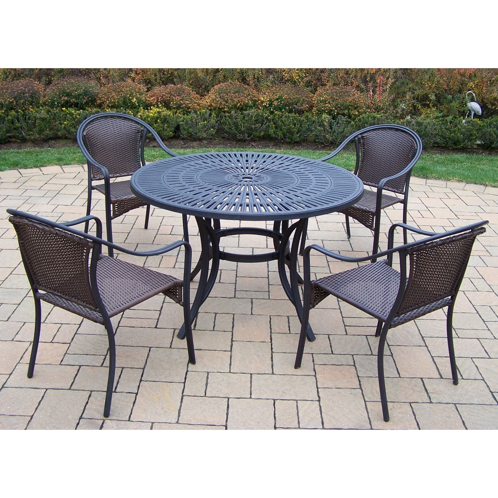 Oakland Living Sunray Tuscany 48 in. Patio Dining Set ... Oakland Living Sunray Tuscany 48 in. Patio Dining Set ... on Oakland Living Patio Sets id=71629