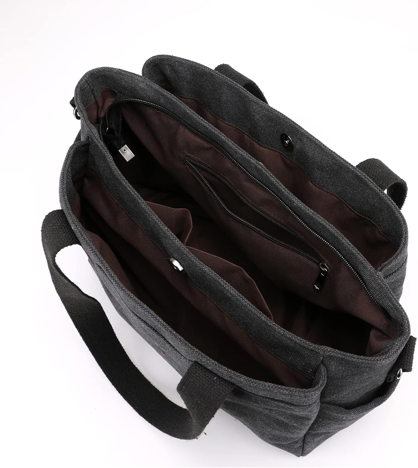 Hobo Handbags Canvas Crossbody Bag for Women, Multi Compartment Tote Purse Bags