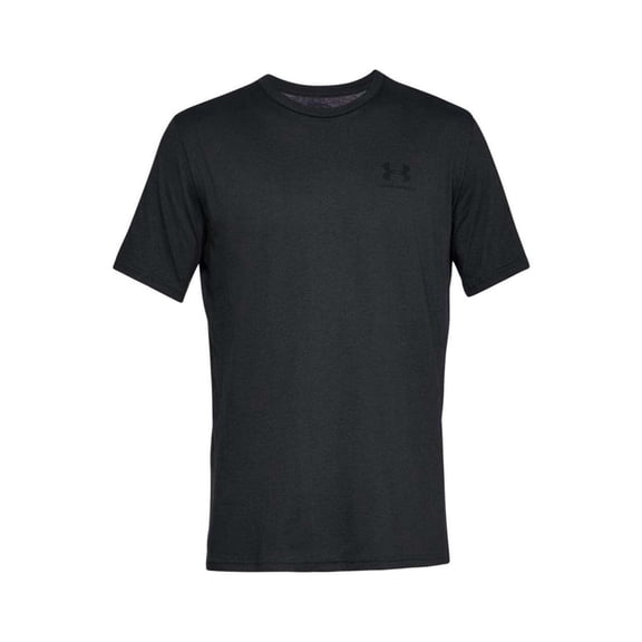 Under Armour Men's UA Sportstyle Left Chest Tee Short Sleeve Activewear Shirt, Black, 3XL