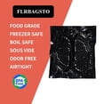 thumbnail image 5 of FLRBAGSTO All Black Vacuum Sealer Rolls 11" x 50', 5.5 Mil Vacuum Seal Bags for Food Storage, Sous Vide, and Meal Prep, Heavy Dut, 5 of 5