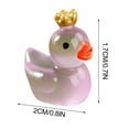 thumbnail image 2 of Glowing in the Dark Duckling Doll - Mini Moss Fish Tank Decoration, Resin Ornament for Aquarium, Fairy Garden, Tabletop Decor - 2x1.7cm Small Decorative Accessory - Safe for Kids 3+, 2 of 5